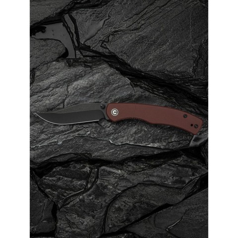 Ніж складаний кишеньковий Civivi Clingman, (7.6 см) Nitro-V / G10 темно-червоний