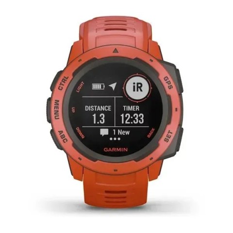 Смарт-годинник Garmin Instinct Flame Red