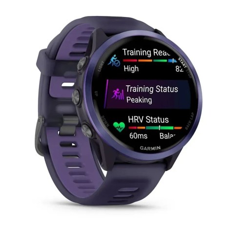 Смарт-годинник Garmin Forerunner 570 (47 мм) індиго алюміній імператорський пурпуровий/індиго