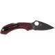 Ніж Spyderco Dragonfly 2 Lightweight Black Blade Micro-Melt PD1, FRN burgundy