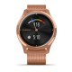 Смарт-часы Garmin vivomove Luxe с розово-золотистыми корпусом и ремешком