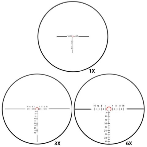 Приціл DISCOVERY Optics ED-AR 1-6X24IR 30mm підсвічування