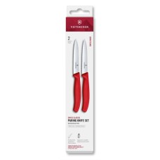 Набір ножів для чищення овочів Victorinox Swiss Classic 2 ножа черв 6.7791.2C1