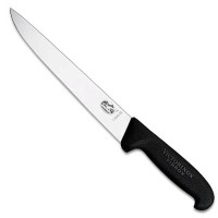 Нож кухонный разделочный Victorinox Fibrox 25 см, черный