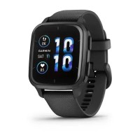 Смарт-часы Garmin Venu Sq 2 Music Edition черные с грифельным безелем
