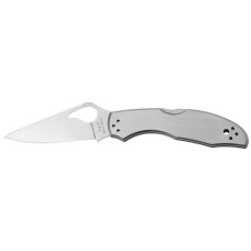 Нож Spyderco Byrd Meadowlark 2 Steel Handle 8Cr13MoV, Stainless Steel ц:gray