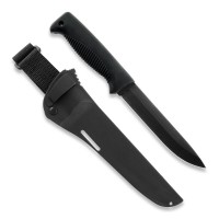 Нож Peltonen M95, покрытие cerakote black, черный, черный композитный чехол