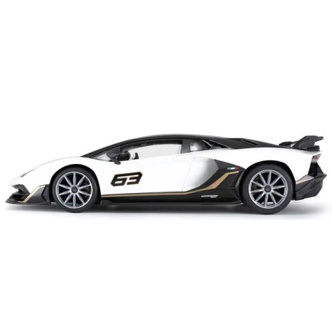 Машинка Rastar Lamborghini Aventador SVJ (96070) на радиоуправлении. 1:14. Белый
