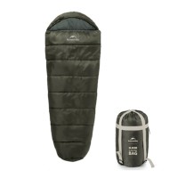 Спальник з капюшоном Naturehike CNK2300SD014 MJ600 Січ, зелений