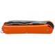 Нож многофункционал. Fox Vulpis Aluminium, 3 инструмента ц:orange