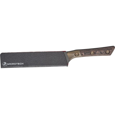 Нож кухонный Microtech Utility Knife DLC Livewire Signature Series Brown