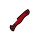 Накладка на ніж Victorinox 111мм red,black задня (H)