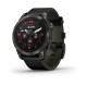 Смарт-годинник Garmin epix Pro Gen 2 Sapphire Edition (47мм) карбоново-сірий титановий DLC з чорним шкіряним ремінцем