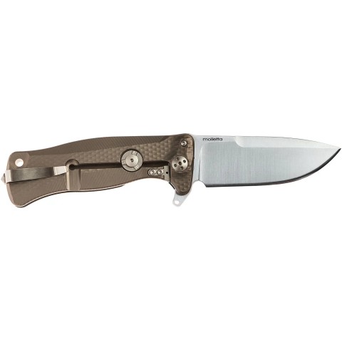 Нож Lionsteel SR11 Titanium Brown