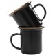 Набор Barebones Espresso Cup/Enamel/Set 2 шт charcoal