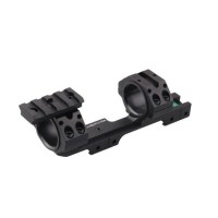 Моноблок Vector Optics 30/25,4 мм з бульбашковим рівнем на ластівчин хвіст і планкою Пікатіні зверху