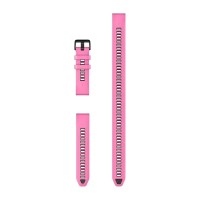 Ремінці для годинника Garmin QuickFit 20 силіконові рожеві (із 3 частин, для дайвінгу)