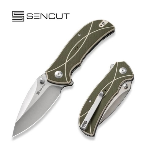 Ніж складаний туристичний Sencut Hyrax, (8.4 см) 9Cr18MoV / G10 сірий