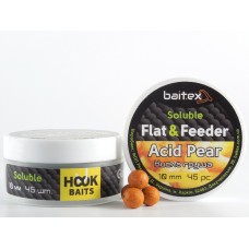 Бойлы Baitex пылящие Flat & Feeder Acid Pear 10 мм (45 шт)
