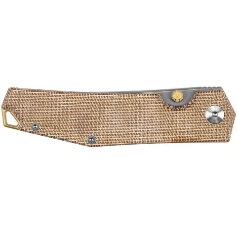 Нож GiantMouse ACE Clyde - Natural Canvas and Brass
