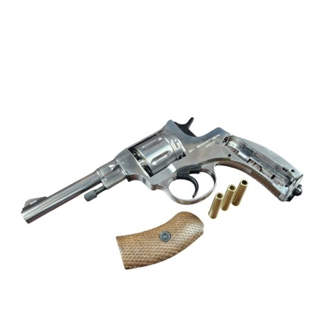 Пневматичний револьвер Borner NGT Silver cal. 4.5 mm/pellet
