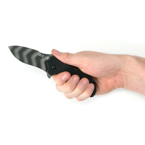 Ніж складний Zero Tolerance FOLDER G-10 BLACK/TIGER S 0350TS