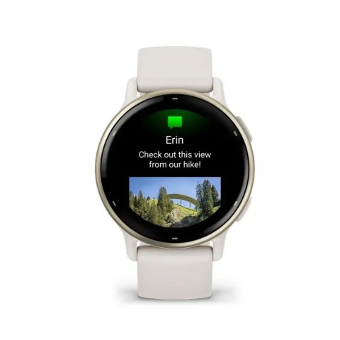 Смарт-часы Garmin vivoactive 5 айвори с кремово-золотистым безелем