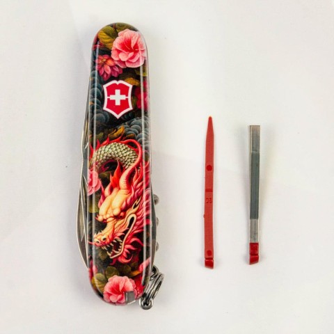 Нож Victorinox Swiss Army Spartan Zodiac Китайский зеленый дракон
