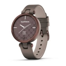 Смарт-часы Garmin Lily Classic с темно-бронзовым безелем, корпусом Paloma и итальянским кожаным ремешком