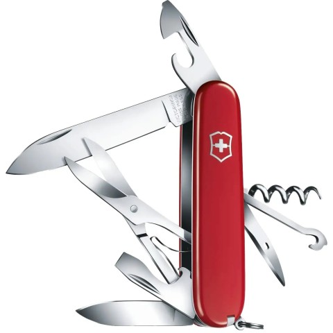 Нож VICTORINOX 1.3703 Swiss Army Climber. Красный