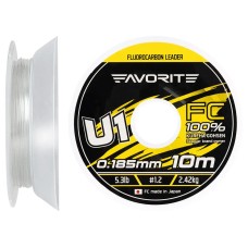 Флюорокарбон Favorite U1 FC 10m #1.2/0.185mm 5.3lb/2.42kg