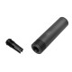 2в1 пламегасник+глушник AFTactical S44AFC24 Compact, .308, 5/8x24 UNEF, AR10