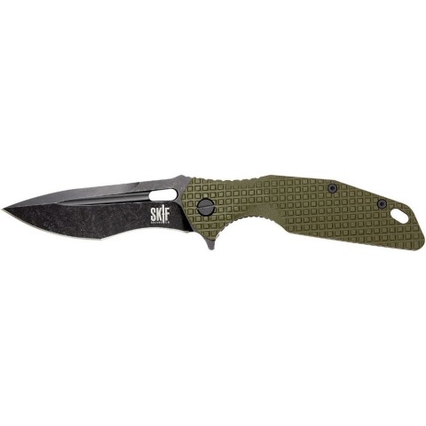 Ніж Skif Defender II Black Stonewash olive 423SEBG