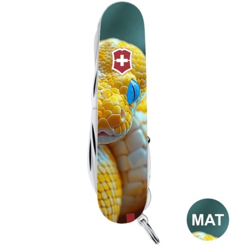 Ніж Victorinox Mountaineer Animal 91мм,18функ,черв ,Змій