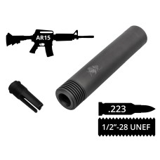 Глушник 2в1 з полум'ягасником AFTactical S44AF24 F241 .223 1/2x28 UNEF AR-15
