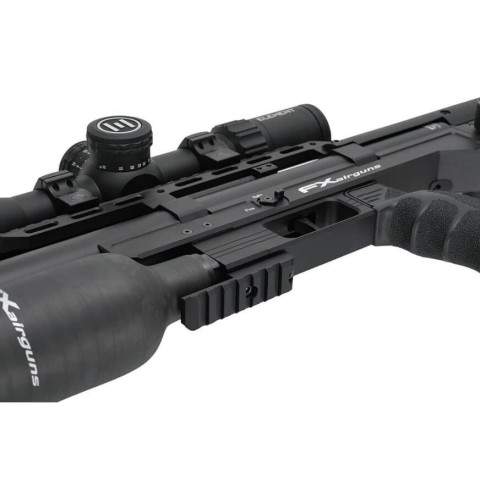 Пневматична редукторна гвинтівка FX Airgun Leopard Black Sniper Bottle .177 кал