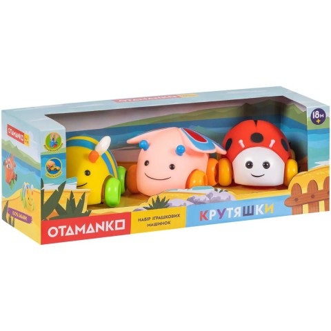 Набір машинок OTAMANKO Крутяшки , 3 шт. (комахи)