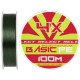 Шнур Select Basic PE Green 100m #3.0/0.26mm 45lb/20.8kg