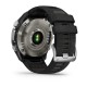 Смарт-годинник Garmin Descent Mk3i (51 мм) сріблясто-чорний PVD титановий з чорно/сірим силіконовим ремінцем