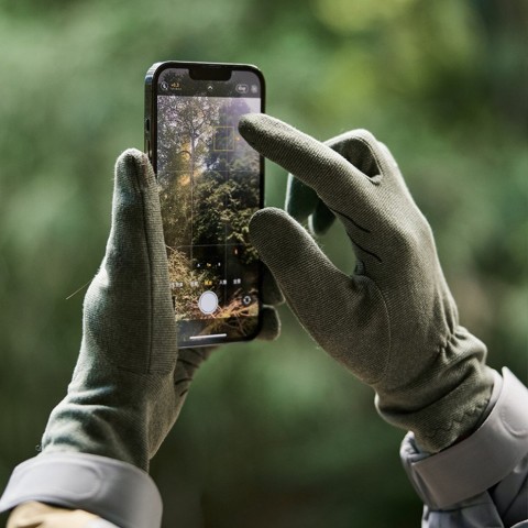 Рукавички вітрозахисні з сенсорочутливими пальцями Naturehike CYY2341KA024, розмір M, чорні