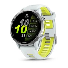 Смарт-годинник Garmin Forerunner 970 титан білий/яскраво-жовтий