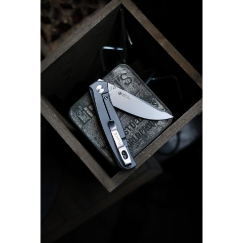 Ніж складаний кишеньковий Ruike M661-TZ, (7.4 см) steel 154СМ / G10 чорний