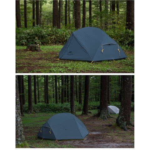Намет двомісний ультралегкий Naturehike Mongar UL NH19M002-J, синій