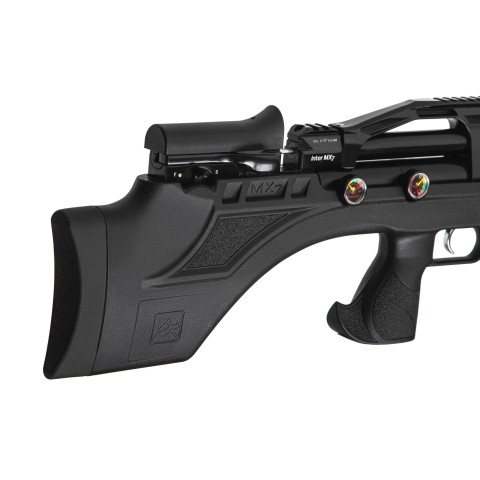 Пневматична Редукторна PCP гвинтівка  Aselkon MX7 Black  кал. 4.5