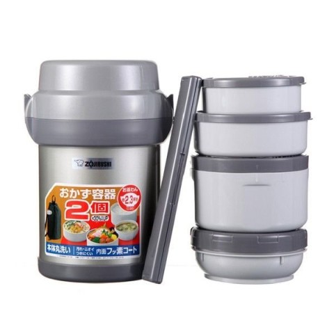 Набір для ланча Zojirushi SL-JAF14SA 1.23 л сріблястий