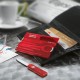 Ніж Victorinox Swisscard 82х54х4мм,10функ,черв.прозор