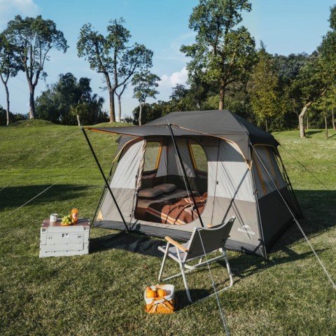 Намет чотиримісний Naturehike Cape Series 5.2 CNK2450WS037, сіро-коричневий