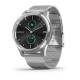 Смарт-часы Garmin vivomove Luxe с серебристыми корпусом и ремешком