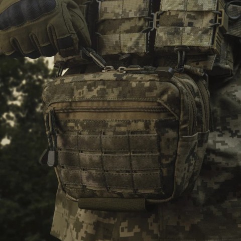 Сумка-напашник Ukrarmor PRO. Розмір L (16х28 см). Матеріал Cordura 500D Піксель