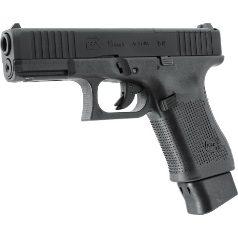 Пневматический пистолет Umarex Glock 19  Gen5 MOS BLK кал.4,5мм